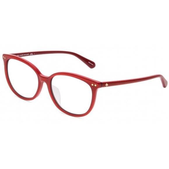 Kate Spade ALINA Women's Oval Designer Reading Glasses Cherry Red 55mm - Picture 1 of 1